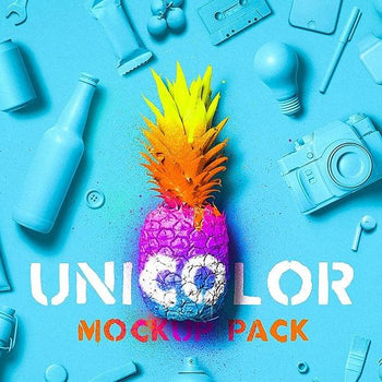 Unicolor mockup pack