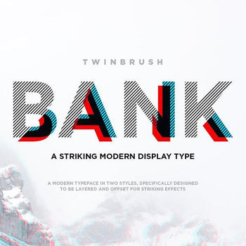 Twinbrush Bank display type