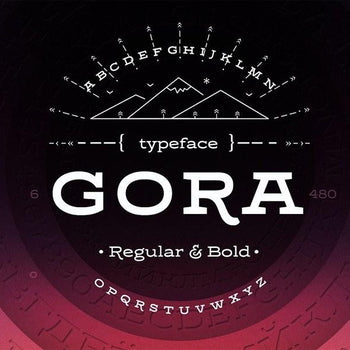 Typeface Gora regular
